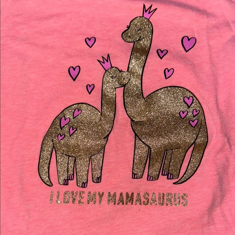 The Children's Place Pink Long Sleeve Tee with Llama Graphic
